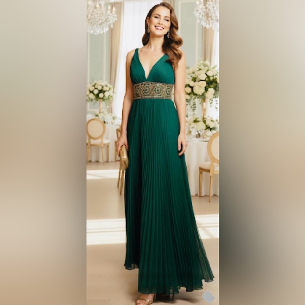 Sherri Hill Rhinestone Elegant Long Evening Gown for Women Beauty (NWT)